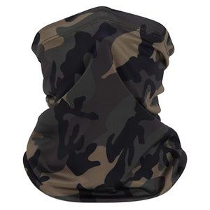Adult Bespoke Print Washable Cloth Gaiter Face Covering - Olive Camo